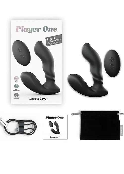 Love To Love Player One Massager - Black Onyx image